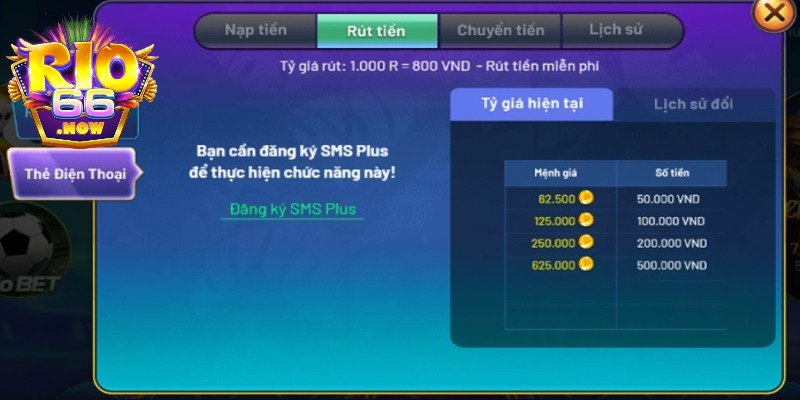 Hướng dẫn rút tiền Rio66 bằng ngân hàng chính chủ