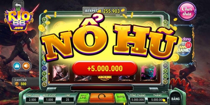 Nổ hũ tại Rio66 sở hữu nhiều khuyến mãi