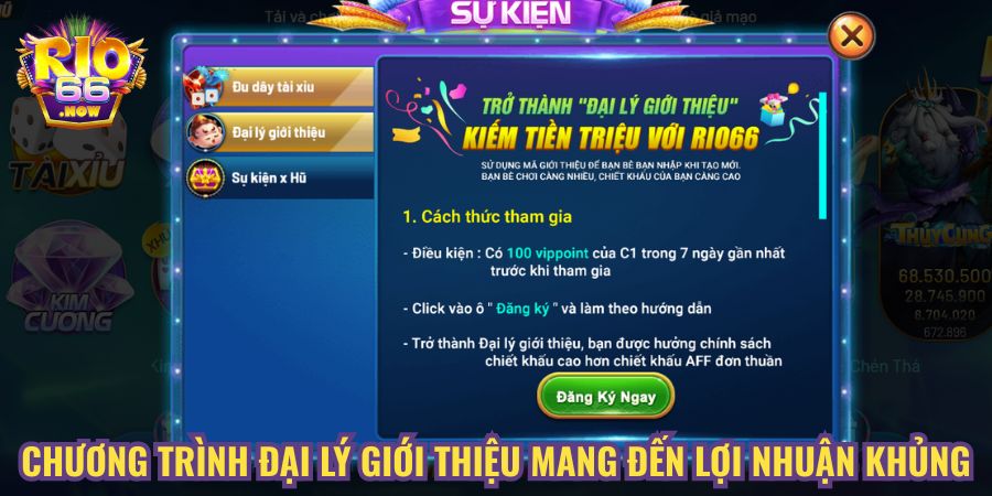 Chương trình đại lý giới thiệu mang đến lợi nhuận khủng